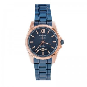 Alexandre Christie AC 8659 Rsoegold Blue Lady Steel LDBURBU